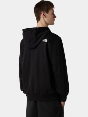 The North Face M Simple Dome Full Zip Hoodie férfi kapucnis pulóver fekete színben 3