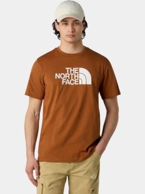 The North Face M Ss Easy Tee férfi rövid ujjú póló barna színben 1