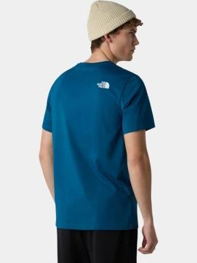 The North Face M Ss Easy Tee férfi rövid ujjú póló kék színben 3
