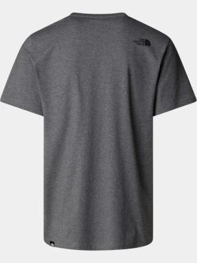 The North Face M Ss Easy Tee férfi rövid ujjú póló szürke színben 3