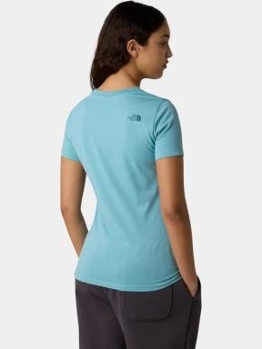 The North Face W Ss Easy Tee női rövid ujjú póló kék színben 3