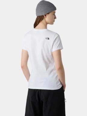 The North Face W Ss Easy Tee női rövid ujjú póló fehér színben 3