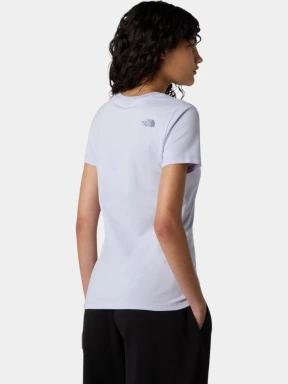 The North Face W Ss Easy Tee női rövid ujjú póló lila színben 3