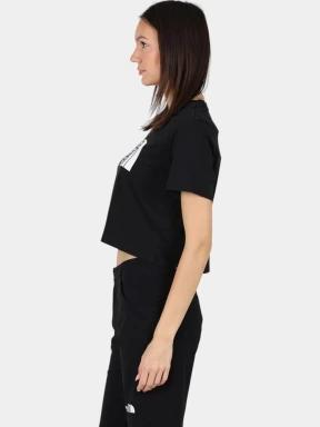 The North Face W S/S Easy Relaxed Cropped Tee női crop top fekete színben 3