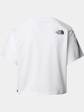 The North Face W Ss Easy Relaxed Cropped Tee női rövid ujjú póló fehér színben 3