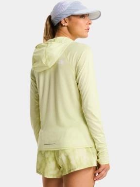 The North Face W Sunriser Hoodie női hosszú ujjú sport póló sárga színben 3