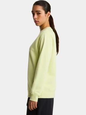 The North Face W Drew Peak Light Regular Crew női pulóver világoszöld színben 3