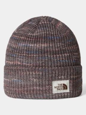 The North Face Salty Bae Lined Beanie kötött sapka barna színben 1