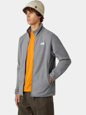 The North Face M Glacier Fleece Jacket férfi polár pulóver szürke színben 3