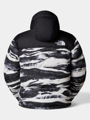 The North Face M 1996 Retro Nuptse Jacket -Print férfi pehelykabát fekete színben 3
