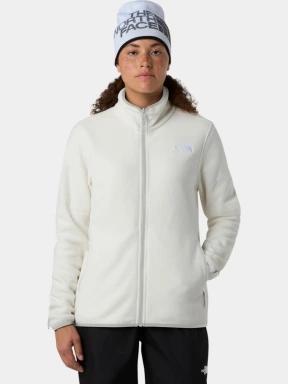 The North Face W Glacier Fleece Jacket női polár pulóver fehér színben 1