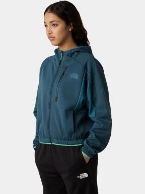 The North Face W Mountain Athletics Fleece Full Zip Jac női kapucnis pulóver kék színben 1