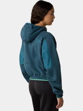 The North Face W Mountain Athletics Fleece Full Zip Jac női kapucnis pulóver kék színben 3