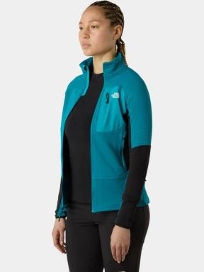 The North Face W Polartec Powergrid Stormgap Jacket női polár pulóver kék színben 3