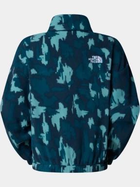 The North Face W Mountain Athletics Fleece 1/4 Zip-Prin női polár pulóver kék színben 3