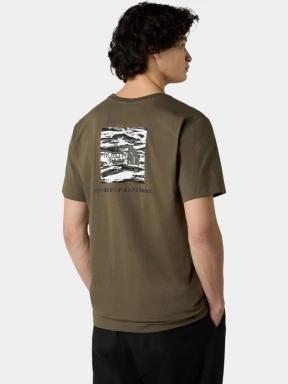 The North Face M Box Nse Edge Of Light Infill S/S Tee férfi rövid ujjú póló zöld színben 3