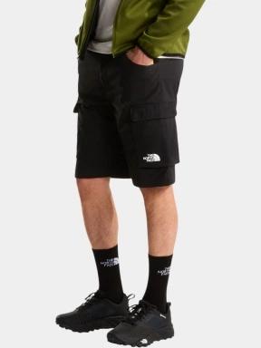 The North Face M Exploration Cargo Shorts férfi oldalzsebes túra rövidnadrág fekete színben 1