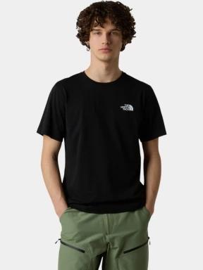 The North Face M Vertical Logo Ss Tee férfi rövid ujjú póló fekete színben 1