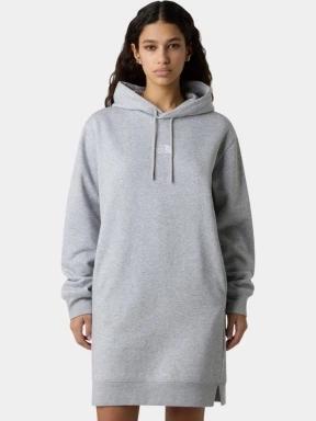 The North Face W Essential Relaxed Hooded Dress női pulóverruha szürke színben 1