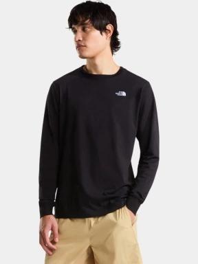 The North Face M Evolution Simple Dome Regular Long Sle férfi hosszú ujjú póló fekete színben 1