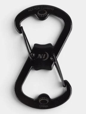 Niteize Ahhh...™ Stainless Bottle Opener karabiner fekete színben 1