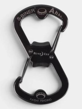 Niteize Ahhh...™ Stainless Bottle Opener karabiner fekete színben 3