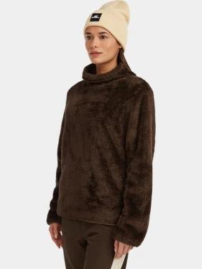 O'Neill FWC'Cruz Fuzzy Fleece női polár pulóver barna színben 3