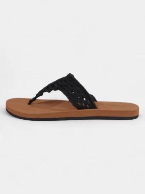 O'Neill Ditsy Crochet Sandals női flip flop papucs fekete színben 3