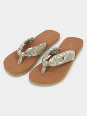 O'Neill Ditsy Sun Sandals női flip flop papucs zöld színben 1