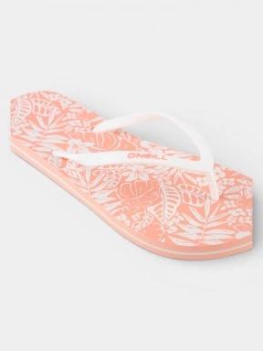 O'Neill Profile Graphic Sandals női flip flop papucs narancssárga színben 1