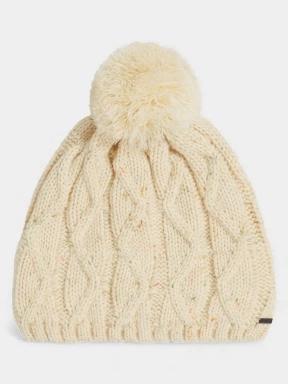 O'Neill Nora Beanie női bojtos sapka homok színben 1