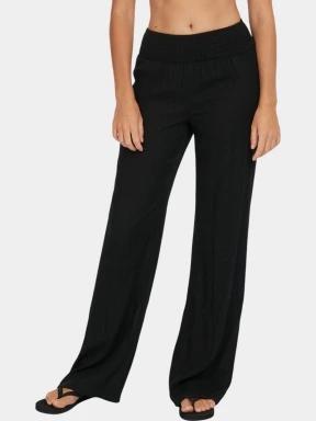 O'Neill Johnny Smocked Waist Pants női hosszú nadrág fekete színben 1