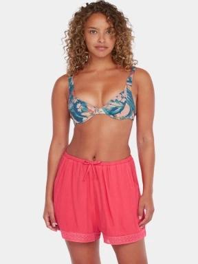 O'Neill Essentials Embroidery Shorts női rövidnadrág rózsaszín színben 1