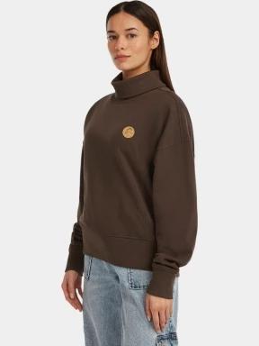 O'Neill O'riginals High Neck Crew női pulóver barna színben 3