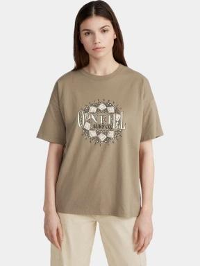 O'Neill O'Neill TRVLR Series Graphic T-Shirt női rövid ujjú póló barna színben 1