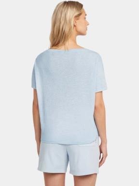 O'Neill Essentials O'Neill Script Scoop Neck T-Shirt női rövid ujjú póló világoskék színben 3