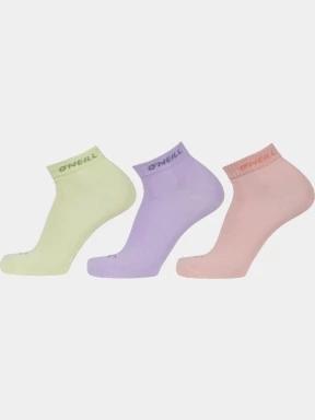 O'Neill O'Neill Women Men Quarter Socks 3-Pack zokni multikolor színben 1