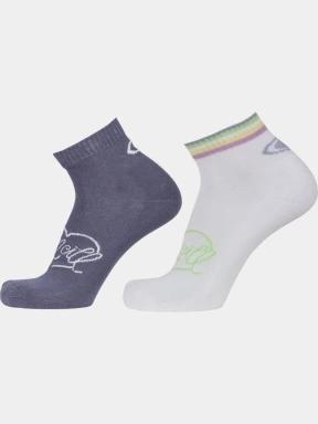 O'Neill O'Neill Women Men Quarter Socks Future Stripe 2-Pack zokni fehér színben 1