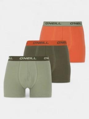 O'Neill O'Neill Men Boxershorts Uni 3-Pack férfi alsónadrág zöld színben 1