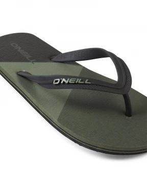 O'Neill Profile Color Block Sandals férfi flip flop papucs oliva színben 3
