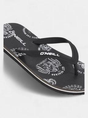 O'Neill Profile Graphic Sandals férfi flip flop papucs fekete színben 3