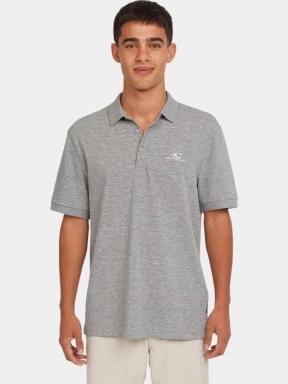 O'Neill O'Neill Small Logo Polo férfi galléros póló szürke színben 1