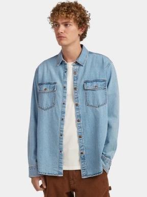 O'Neill O'riginals Denim Shirt férfi hosszú ujjú ing világoskék színben 1