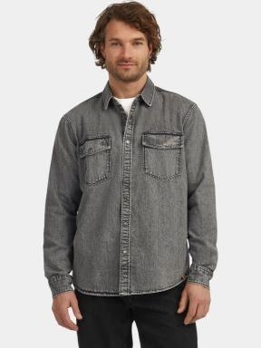 O'Neill O'riginals Denim Shirt férfi hosszú ujjú ing szürke színben 1