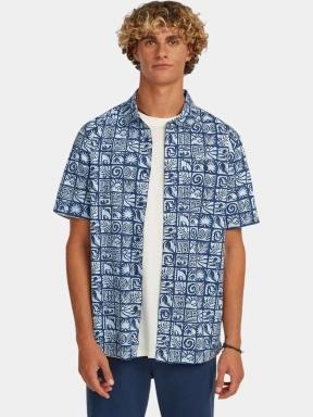 O'Neill O'Neill Print Shirt férfi rövid ujjú ing kék színben 1