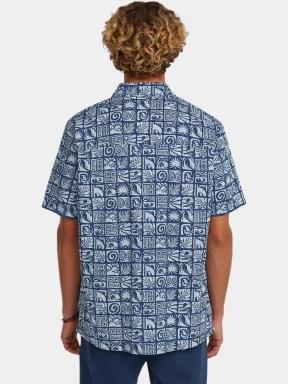 O'Neill O'Neill Print Shirt férfi rövid ujjú ing kék színben 3