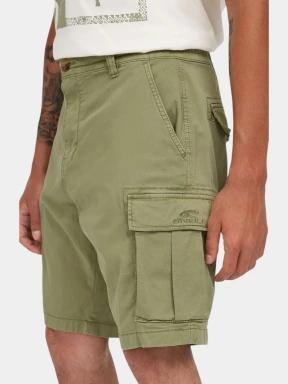 O'Neill Essentials Cargo Shorts férfi oldalzsebes rövidnadrág zöld színben 3