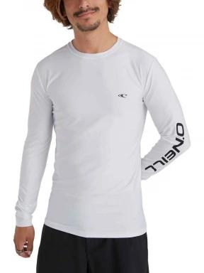 O'Neill Essentials L/Slv Skins férfi hosszú ujjú lycra fehér színben 1