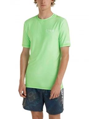 O'Neill Essentials Cali S/Slv Skins férfi rövid ujjú lycra zöld színben 1