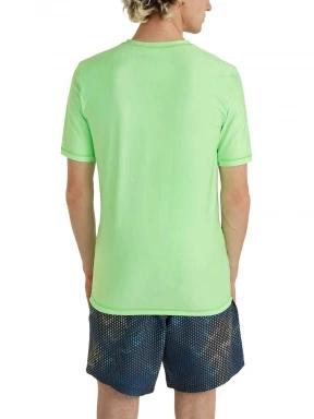 O'Neill Essentials Cali S/Slv Skins férfi rövid ujjú lycra zöld színben 3